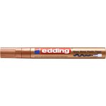 Marqueur Peinture Brillante 750 Pointe Ronde Cuivre 2-4 mm x 10 EDDING
