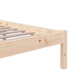 vidaXL Cadre de lit Bois massif 200x200 cm