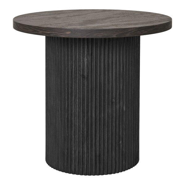 Table d'appoint marron foncé Ø 48 x 45 cm