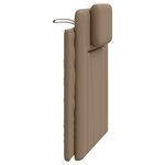 vidaXL Coussin de tête de lit cappuccino 90 cm similicuir