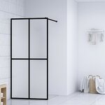 vidaXL Écran de douche Verre trempé dépoli 100x195 cm
