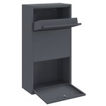 vidaXL Boîte à colis Anthracite 44x22x82 cm Acier