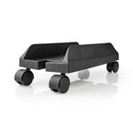 Support d'Ordinateur de Bureau | Largeur Réglable | 4 Roulettes Verrouillables