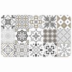 Tapis Rectangle 45x75 cm Mousse Salou Naturel