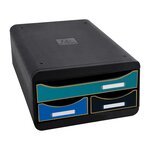 Module De Classement Small Box 3 Tiroirs Neo Deco - Couleurs Assorties - Exacompta