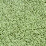 vidaXL Jeu de tapis de salle de bain 3 Pièces Tissu Vert