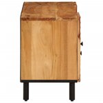 vidaXL Meuble TV 105x33x46 cm Bois d'acacia massif