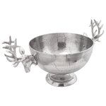 vidaXL Tasse Argent 62x35x33 cm Aluminium