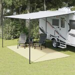vidaXL Tapis de sol de camping crème 4x2 5 m