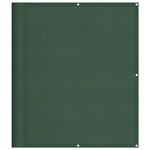 vidaXL Écran de balcon vert foncé 120x700 cm 100  polyester oxford