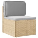 vidaXL Coussin Palette pour Soutien Lombaire Gris 60x40x12 cm Tissu Oxford