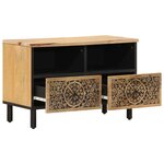 vidaXL Meuble TV 70x33x46 cm Bois massif de manguier