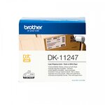 Dk-11247 ruban d'étiquette noir sur blanc