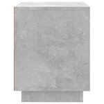 vidaXL Tables de chevet 2 Pièces gris béton 44x35x45 cm bois d'ingénierie