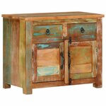 vidaXL Buffet 68x35x55 cm bois massif de récupération
