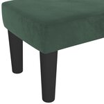vidaXL Banc Vert foncé 100x30x30 cm Velours