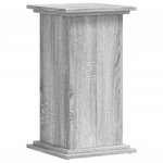 vidaXL Support pour plantes sonoma gris 33x33x60 cm bois d'ingénierie