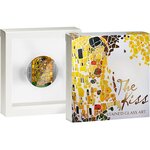 THE KISS Gustav Klimt 2 Once Argent Monnaie 10 Cedis Ghana 2023