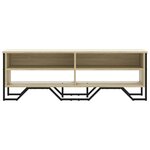 vidaXL Meuble TV chêne sonoma 122x34x41 cm bois d'ingénierie