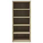 vidaXL Armoire à chaussures Chêne Sonoma 31 5x35x70 cm Bois ingénierie