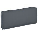 vidaXL Coussin de palette pour siège/dossier Anthracite 120x50x12 cm Tissu Oxford