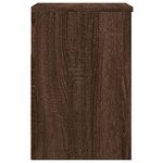 vidaXL Banc à chaussures Chêne marron 60x30x45 cm Bois d'ingénierie
