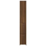 vidaXL Armoire de bain chêne marron 25x26 5x170 cm bois d'ingénierie