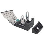 Wolfcraft dégauchisseuse différents types de bois noir et gris 2920000