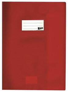 Protege Cahier Pvc 19/100 21X29 7 Rouge