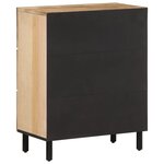 vidaXL Armoires latérales 2 Pièces 60x33x75 cm bois massif de manguier
