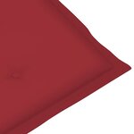 vidaXL Chaises pliables de jardin lot de 3 avec coussins Bois d'acacia