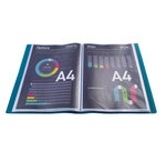 Protège-documents En Polypropylène Souple Opak 200 Vues - A4 - Vert Foncé - X 8 - Exacompta
