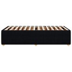 vidaXL Cadre de lit sans matelas noir 80x200 cm tissu