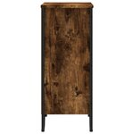vidaXL Bibliothèque chêne fumé 80x31x74 5 cm bois d'ingénierie