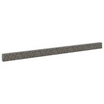 vidaXL Mur en gabion avec couvercles Acier galvanisé 900x30x50 cm