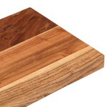 vidaXL Dessus de table 50x30x2 5 cm rectangulaire bois massif d'acacia