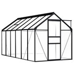 vidaXL Serre Anthracite Aluminium 7 03 m²