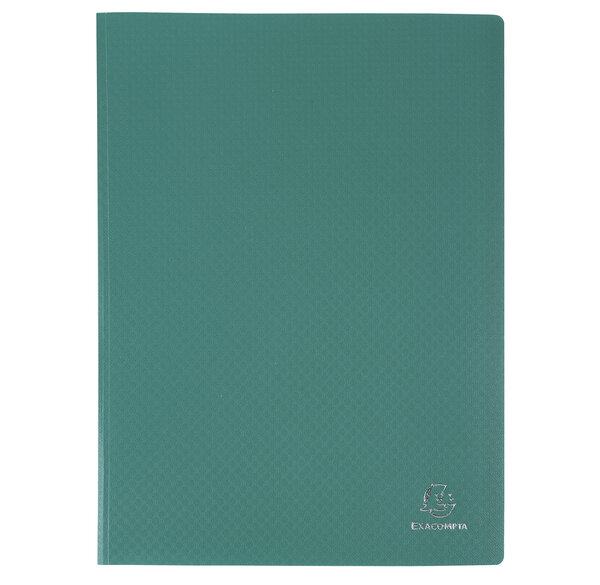 Protège-documents En Polypropylène Souple Opak 60 Vues - A4 - Vert Foncé - X 15 - Exacompta