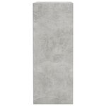 vidaXL Bibliothèque à 2 niveaux Gris béton 40x30x76 5 cm Aggloméré