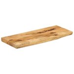 vidaXL Dessus de table 70x30x2 5 cm bord vif bois massif manguier brut