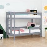 Lit superposé enfant ULURU 162 cm gris