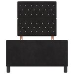Cadre de lit vidaXL Noir 90x190 cm Velours