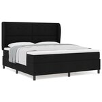 vidaXL Lit à ressorts avec matelas  180x200 cm  Tissu