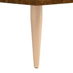 vidaXL Table basse Chêne fumé 50x50x40 cm Bois d'ingénierie