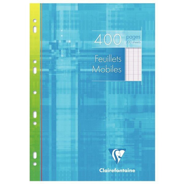 Étui de 200 feuilles perforées seyès A4 90 g CLAIREFONTAINE