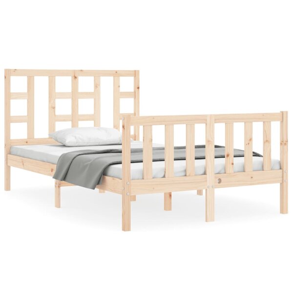 vidaXL Cadre de lit sans matelas 120x200 cm bois de pin massif