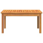 Table basse vidaXL 75x40x38 cm en bois massif d'acacia