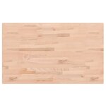vidaXL Dessus de table 100x60x1 5cm rectangulaire bois massif de hêtre