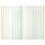 Piqûre 32x19 5cm 4 Colonnes Sur 1 Page 31 Lignes 80 Pages - Couleurs Assorties - Exacompta