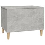 vidaXL Table basse Gris béton 60x44 5x45 cm Bois d'ingénierie